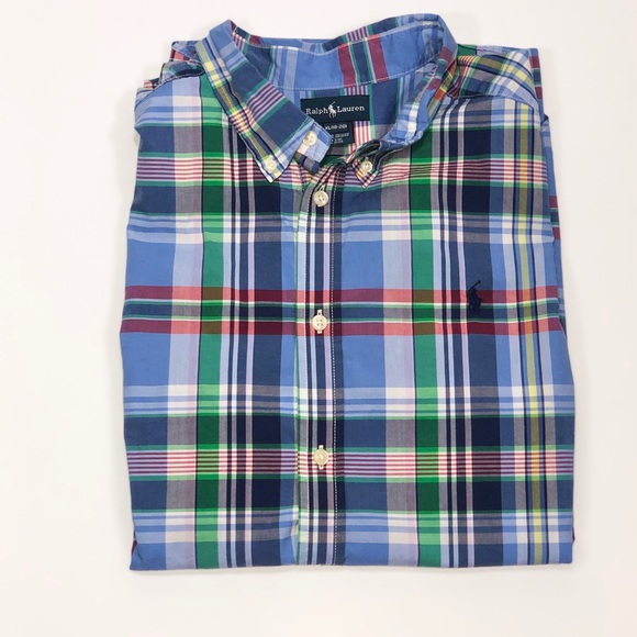 Ralph Lauren Big Kids Short Sleeve Blake Shirt XL - Picture 2 of 8